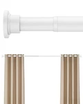 "ezfurni Heavy Duty Tension Rod 42-123"" No Drill Room Divider, White" New. Price: $71.42.