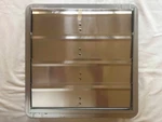 Ipower 16-INCH Square Automatic Gravity Shutter Louver Vent Silver New. Price: $35.00.
