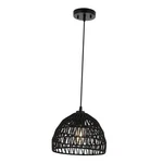 JYL6513B Campana 1-LIGHT Bohemian Modern Woven Rope/iron Led 10.25" Black New. Price: $76.65.