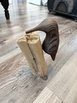 Oscar Johnston Redwood Bird Carving Hand Carved Folk Art Smith River California Used. Price: $65.00.