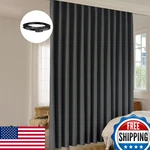 Luminbarrier Room Divider Curtain 8.3X9FT W/ Bendable Ceiling Track New. Price: $76.37.