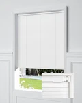 Unishades No Drill Blinds For Windows 1" Vinyl L-shaped Slats Cordless Mini B.... Price: $33.81.