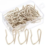 Outus 58 Pack Metal Curtain Hooks Pin On Drapery 1.2 X Champagne Gold New. Price: $17.14.