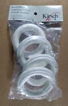 Kirsch Wood Rings For Inch Pole White 5502EG025 Pack Of 4 New. Price: $15.00.