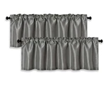 Aiking Home Faux Silk Slub Textured Light Filtering Valance Curtains - Rod Po... New. Price: $27.81.
