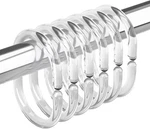 Amazer Plastic Shower Curtain Rings Hooks 24 Pcs Shaped Show... New. Price: $16.43.