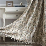 Bhusb Farmhouse Curtains For Living Room 84 Inch Length,boho Floral Cotton Li... New. Price: $97.01.