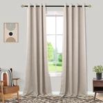 Mrs.naturall Neutral Curtains 84 Inch Length Panels Set For Living... 278 Open. Price: $24.70.