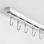 Ceiling Curtain Track, With Roller Hooks, 6FT - 9FT Mou... New. Price: $71.43.