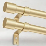 Ifels Pack Heavy Duty Curtain Rods For Windows 28 To 48 Inch, 1 Gold New. Price: $44.16.