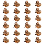 Bokwin Pcs Mini Hair CLIPS,0.6 Inch Brown Claw 1 Count (pack Of 24), New. Price: $11.39.