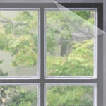 Flyzzz Diy Self-adhesive Window Screen 39.37''X59.02'' Packs, White New. Price: $27.99.