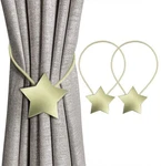 Magnetic Curtain Tiebacks Clips Decorative Rope Holdbacks, 2 Pack Star Draper... New. Price: $25.96.