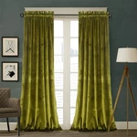 Roslynwood Velvet Olive Green 63 Inch Long - Curtains Block Light Rod... New. Price: $53.38.