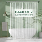 Amazerbath Shower Curtain Liner Pack, 72 96 Inches Extra Long Peva Plastic New. Price: $19.90.