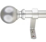 Decopolitan Ball Antique Silver 18-36 In. Drapery Rod Set New. Price: $10.00.