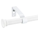 White Curtain Rods, Small For Windows 48 To 84 Inch, 5/8 Heavy D... New. Price: $23.66.