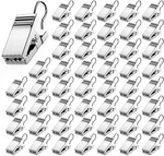 50 Pcs Curtain Hooks Heavy Duty Clips, Stainless Steel Shower With New. Price: $14.27.