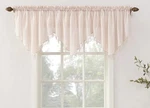 Erica Crushed Voile Ascot Beaded Sheer Rod Pocket Curtain 3-PIECE Set Used. Price: $24.50.