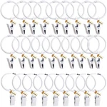 Lsgoodcare 2INCH Metal Curtain Rings With Clips White Openable Drapery Curtai... New. Price: $23.53.