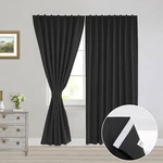2PCS Portable Curtains Without Rod For Rental House,temporary Curtai... New. Price: $87.88.
