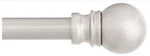 Kenney KN55970 Davenport Decorative Curtain Rod, Satin Nickel, 1/2 X 28 To 48 New. Price: $21.89.