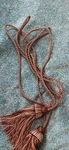 Mainstays Brown Curtain Tassel Tiebacks Open. Price: $14.00.