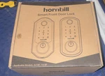 Hornbill Y4-BWF-H Wi-fi Keypad Smart Door Lock W/ Remote Control, Black Open. Price: $30.00.