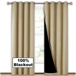 Nicetown Living Room Completely Shaded Draperies,privacy Protection Noise 52X72 Open. Price: $37.99.