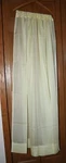 Jcpenney Simplicity Rod Pocket Panel Sheer Curtain Lemon Drop New 60" 54". Price: $13.00.