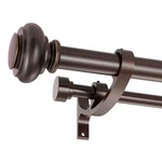 Double Curtain Rods 36 To 72 Inches With Solid Aluminum Alloy Brackets, 1 Inc... New. Price: $58.14.