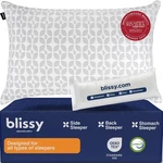 Blissy Adjustable Memory Foam Pillow Queen Size Cooling Gel Shredded New. Price: $39.95.
