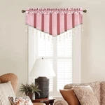 Vogol Pink Swag Valances For Nursery, Super Soft Velvet Kitchen W... New. Price: $49.42.