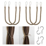 Bel Avenir Curtain Rope Tiebacks, Drapery Holdbacks With 4 Metal Screw New. Price: $16.99.