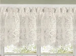 Sweet Home Collection Hopewell Old World Style Lace Curtains-valance Cream Open. Price: $17.00.