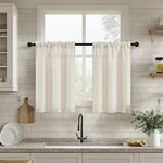 Dukiyo Linen Curtains Kitchen Rv Campers Cafe Window 24 Inches Long Panels ... New. Price: $13.50.