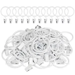 Curtain Rings With Clips, 44 Pack Metal Drapery Hooks Hanger... New. Price: $21.19.