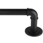 Industrial Curtain Rods For Windows 66 To 120 Inches, Blackout Wrap Around Cu... New. Price: $32.99.
