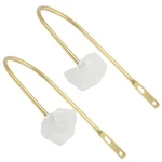 Mookaitedecor Set Of 2 Natural Rock Quartz Crystal Window Curtain Holdbacks, ... New. Price: $71.59.