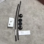 Zenna Home Curved Oil-rubbed Bronze Adjustable Shower Curtain Rod W/ Hardware New. Price: $20.00.