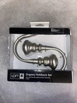 Umbra Loft Drapery Curtain Holdback Nickel Finish 2 Piece Set New Free Shipping. Price: $15.00.