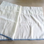 Martha Stewart Collection Valance Beige Blue Edge 37" X 50" Country Kitchen New Open. Price: $29.00.