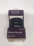 Home Decorators Collection In. Drapery Ring Set, Black Finish (10 Pack) New. Price: $14.99.