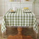 Laolitou Checkered Tablecloth Rectangle Washable Heavy Duty Buffalo Plaid New. Price: $57.15.