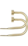 Mayrhyme Metal Drapery, Curtain Holdbacks. Antique Bronze Zinc Alloy Cap Finials New. Price: $7.00.