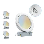 Procuru 4-PACK 6-INCH Gimbal Heavy Duty 12W (7" Trim) Led 2700K-6000K 5CCT ... New. Price: $112.52.