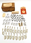 Vtg Lot Kirsch Drapery Hardware Pin-on Hooks Rings Brackets Mcm 1950 Box Nos New. Price: $45.00.