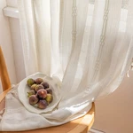 Enjoybridal Off White Curtains 63 Inch Length 2 Panels Boho Semi Sheer Drapes... New. Price: $101.98.