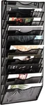 Easepres 10 Pocket Mesh Hanging Wall File Organizer, Tier, Black New. Price: $71.22.