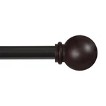 Kenney Chelsea Curtain Rod, Durable 5/8" Steel With Decorative Ball End... New. Price: $31.41.